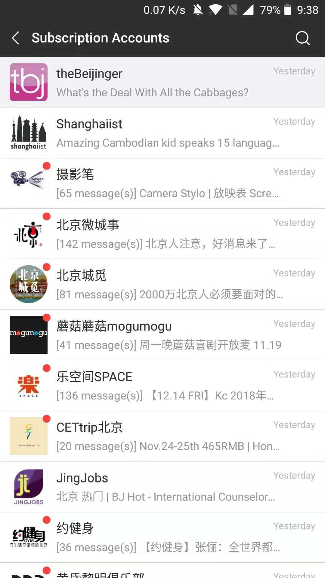WeChat-sottoscrizioni