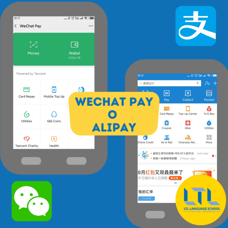 WeChat pay o alipay differenze