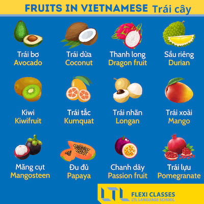 frutta in vietnamita